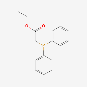 molecular formula C16H17O2P B1596134 （乙氧羰基甲基）二苯基膦 CAS No. 55552-24-4