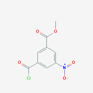 B159614 Methyl 3-(chlorocarbonyl)-5-nitrobenzoate CAS No. 1955-04-0