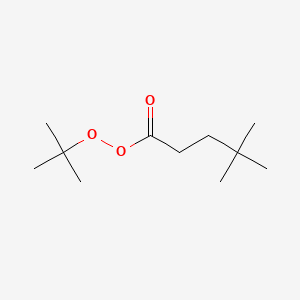 B1596150 Neoheptaneperoxoic acid, 1,1-dimethylethyl ester CAS No. 26748-38-9