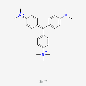 B1596151 C.I. Basic Violet 3, methochloride, compd with zinc chloride CAS No. 36148-59-1