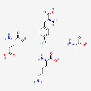molecular formula C23H41N5O11 B1596161 Glatiramer CAS No. 28704-27-0