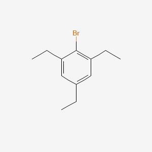 molecular formula C12H17B B1596162 2-溴-1,3,5-三乙基苯 CAS No. 91-06-5