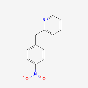 molecular formula C12H10N2O2 B1596168 2-(p-Nitrobenzyl)pyridine CAS No. 620-87-1