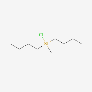molecular formula C9H21ClSi B1596175 Silane, dibutylchloromethyl- CAS No. 996-07-6