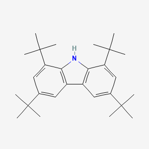 molecular formula C28H41N B1596225 1,3,6,8-四叔丁基-9H-咔唑 CAS No. 34601-54-2