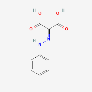 molecular formula C9H8N2O4 B1596227 2-(2-苯基肼基)丙二酸 CAS No. 40885-82-3