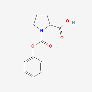 B1596230 1-(Phenoxycarbonyl)pyrrolidine-2-carboxylic acid CAS No. 1161602-22-7