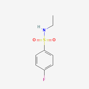molecular formula C8H10FNO2S B1596232 N-乙基-4-氟苯磺酰胺 CAS No. 383-48-2