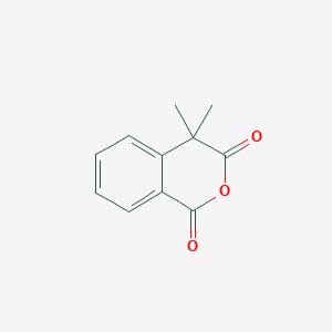 molecular formula C11H10O3 B1596237 4,4-二甲基异色满-1,3-二酮 CAS No. 31952-55-3