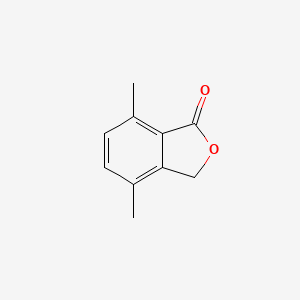 molecular formula C10H10O2 B1596239 1(3H)-Isobenzofuranone, 4,7-dimethyl- CAS No. 54598-91-3