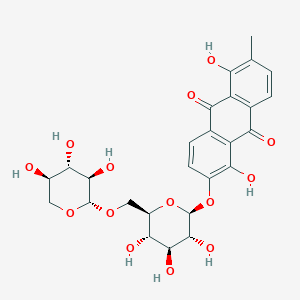 molecular formula C26H28O14 B1596250 Morindin CAS No. 60450-21-7