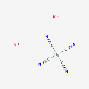 molecular formula C4HgK2N4 B1596270 氰化汞钾 CAS No. 591-89-9