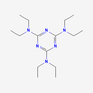 molecular formula C15H30N6 B1596273 2,4,6-Tris(diethylamino)-1,3,5-triazine CAS No. 2827-49-8