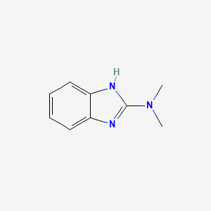 molecular formula C9H11N3 B1596274 N,N-dimethyl-1H-benzo[d]imidazol-2-amine CAS No. 2851-13-0