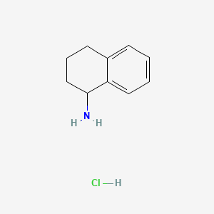 molecular formula C10H14ClN B1596276 1,2,3,4-Tetrahydro-1-naphthylamine hydrochloride CAS No. 3459-02-7