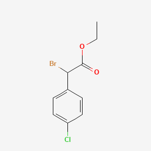 molecular formula C10H10BrClO2 B1596286 Ethyl 2-bromo-2-(4-chlorophenyl)acetate CAS No. 5445-25-0