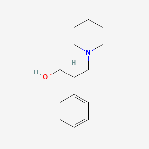 molecular formula C14H21NO B1596290 2-Phenyl-3-piperidin-1-yl-propan-1-ol CAS No. 802559-15-5