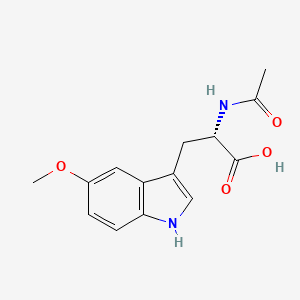 molecular formula C14H16N2O4 B1596292 Tryptophan, N-acetyl-5-methoxy- CAS No. 43167-40-4