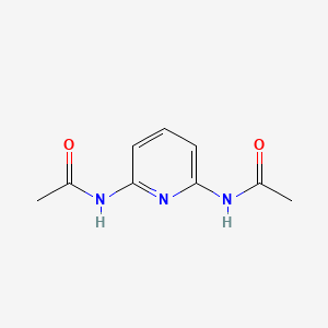 molecular formula C9H11N3O2 B1596301 Acetamide, N,N'-2,6-pyridinediylbis- CAS No. 5441-02-1