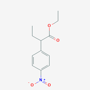 molecular formula C12H15NO4 B1596308 Ethyl 2-(4-nitrophenyl)butanoate CAS No. 6973-78-0