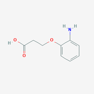 molecular formula C9H11NO3 B1596309 3-(2-Aminophenoxy)propanoic acid CAS No. 6303-99-7