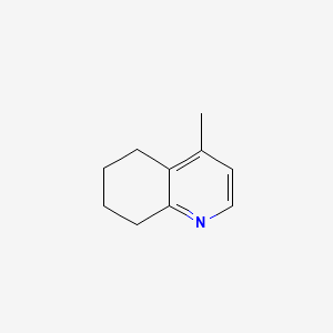 molecular formula C10H13N B1596325 4-Methyl-5,6,7,8-tetrahydroquinoline CAS No. 28971-03-1