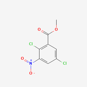 molecular formula C8H5Cl2NO4 B1596333 甲基2,5-二氯-3-硝基苯甲酸酯 CAS No. 34408-25-8