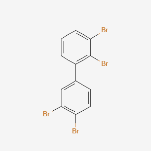molecular formula C12H6Br4 B1596337 2,3,3',4'-Tetrabromobiphenyl CAS No. 40088-45-7