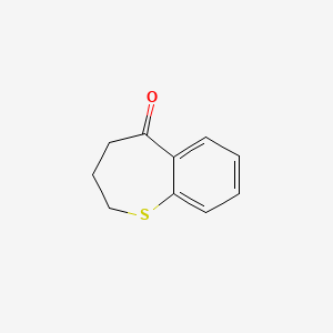 molecular formula C10H10OS B1596347 2,3,4,5-Tetrahydro-1-benzothiepin-5-one CAS No. 21609-70-1