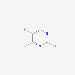 B159636 2-Chloro-5-fluoro-4-methylpyrimidine CAS No. 134000-96-7