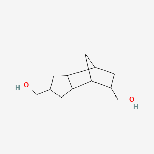 molecular formula C12H20O2 B1596373 4,7-Methano-1H-indene-2,5-dimethanol, octahydro- CAS No. 28132-01-6
