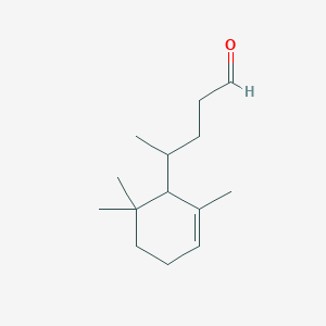 molecular formula C14H24O B1596386 Cyclohexenebutanal, alpha,2,2,6-tetramethyl- CAS No. 65405-84-7