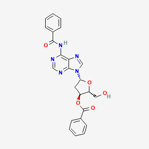 molecular formula C24H21N5O5 B1596388 N-Benzoyl-2'-deoxyadenosine 3'-benzoate CAS No. 51549-54-3