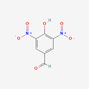 molecular formula C7H4N2O6 B1596389 4-羟基-3,5-二硝基苯甲醛 CAS No. 52132-61-3