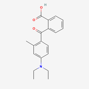 molecular formula C19H21NO3 B1596391 2-[4-(Diethylamino)-2-methylbenzoyl]benzoic acid CAS No. 52830-65-6