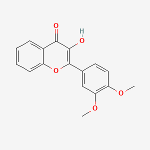 molecular formula C17H14O5 B1596399 3-羟基-3',4'-二甲氧基黄酮 CAS No. 6889-80-1