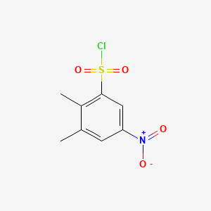 molecular formula C8H8ClNO4S B1596402 2,3-二甲基-5-硝基苯磺酰氯 CAS No. 68631-04-9