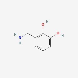 molecular formula C7H9NO2 B1596407 3-(Aminomethyl)pyrocatechol CAS No. 71412-23-2