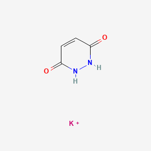 molecular formula C4H4KN2O2+ B1596412 Maleic hydrazide potassium salt CAS No. 28382-15-2