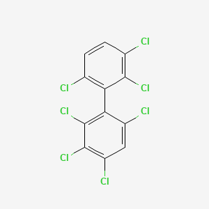 molecular formula C12H3Cl7 B1596414 2,2',3,3',4,6,6'-Heptachlorobiphenyl CAS No. 52663-65-7
