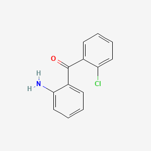 molecular formula C13H10ClNO B1596434 2-Amino-2'-chlorobenzophenone CAS No. 2894-45-3