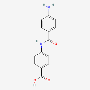 B1596465 4-(4-Amino-benzoylamino)-benzoic acid CAS No. 36711-56-5