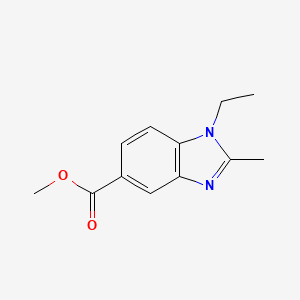 B1596468 Methyl 1-ethyl-2-methylbenzimidazole-5-carboxylate CAS No. 306278-47-7