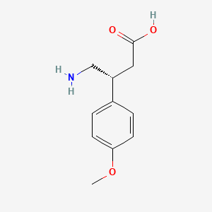 molecular formula C11H15NO3 B1596471 (R)-4-氨基-3-(4-甲氧基苯基)丁酸 CAS No. 740774-41-8