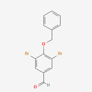 molecular formula C14H10Br2O2 B1596481 4-苄氧基-3,5-二溴苯甲醛 CAS No. 249515-06-8