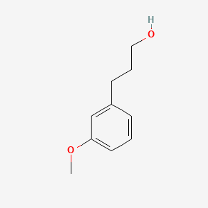molecular formula C10H14O2 B1596483 1-丙醇，3-(间甲氧基苯基)- CAS No. 7252-82-6