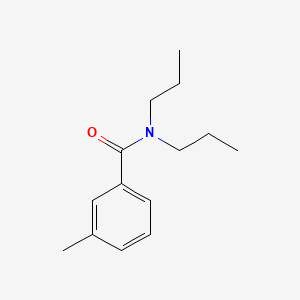 molecular formula C14H21NO B1596492 m-Toluamide, N,N-dipropyl- CAS No. 5448-35-1