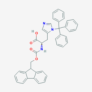 molecular formula C40H33N3O4 B159650 N-FMOC-3-(三苯甲基)-L-组氨酸 CAS No. 128545-09-5