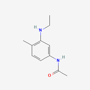 molecular formula C11H16N2O B1596503 n-[3-(Ethylamino)-4-methylphenyl]acetamide CAS No. 63134-04-3