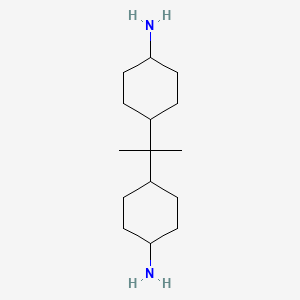 B1596524 Cyclohexanamine, 4,4'-(1-methylethylidene)bis- CAS No. 3377-24-0